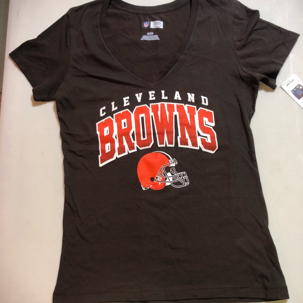 Cleveland Browns V-Neck NFL Shop T-Shirt